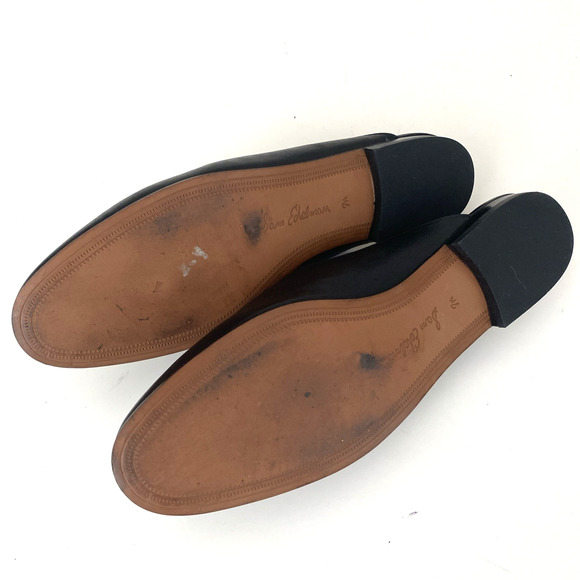 Sam Edelman Laurna Mule Flat Slip On Loafer Round Toe Black Leather 7.5 - Picture 5 of 5